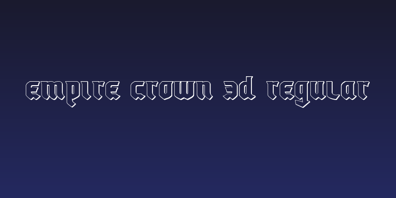 Empire Crown 3D Regular Social Header
