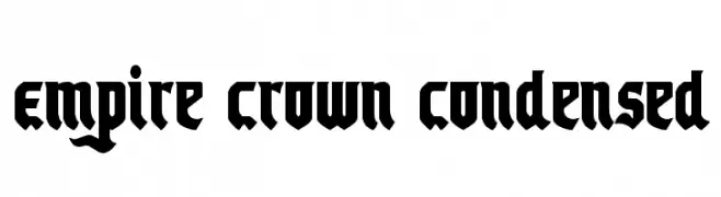 Empire Crown Condensed 