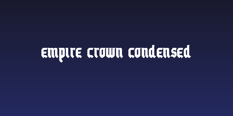 Empire Crown Condensed Social Header