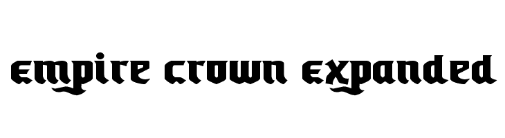 Empire Crown Expanded  नि: शुल्क फ़ॉन्ट्स डाउनलोड