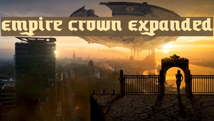 Empire Crown Expanded Font examples