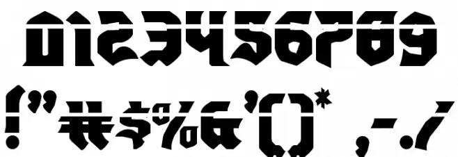 Empire Crown Laser Regular Font OTHER CHARS