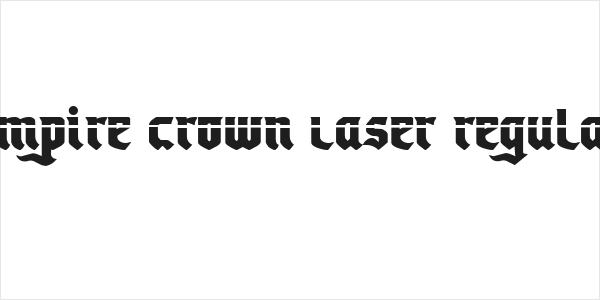 Empire Crown Laser Regular Logo