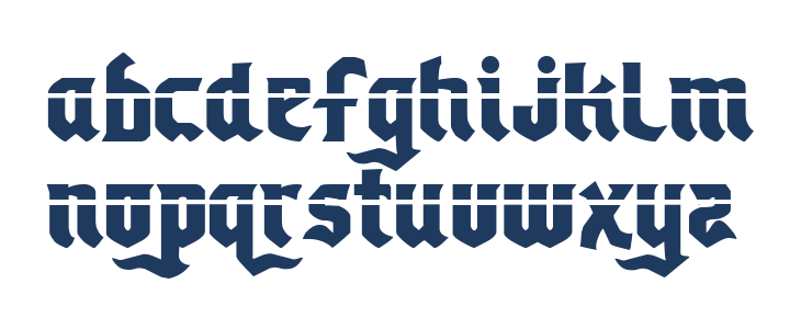 Empire Crown Laser Regular Lowercase