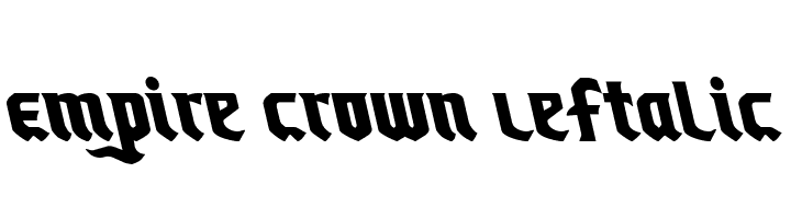 Empire Crown Leftalic  لخطوط تنزيل