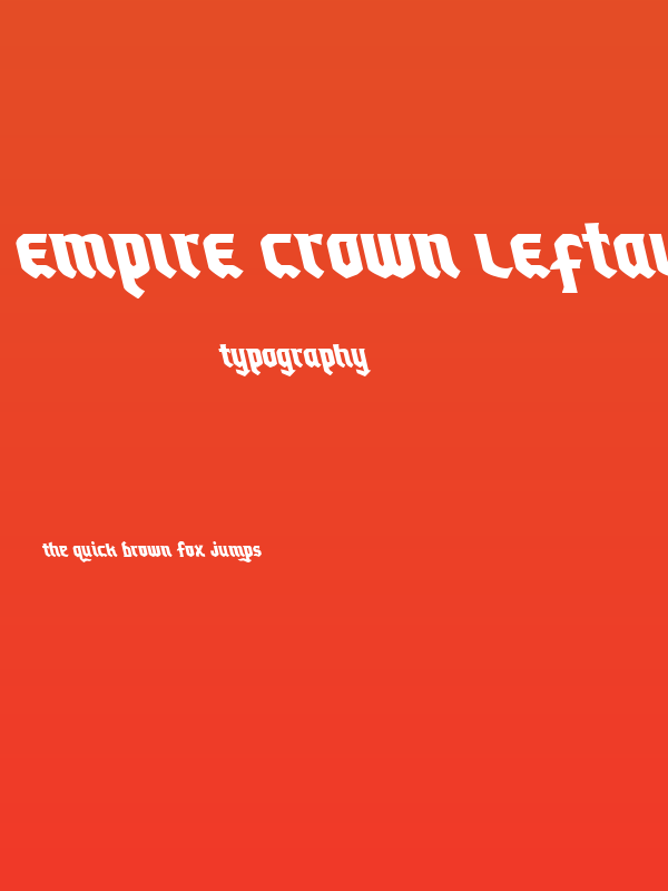 Empire Crown Leftalic Poster