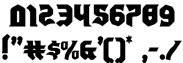 Empire Crown Regular Font OTHER CHARS
