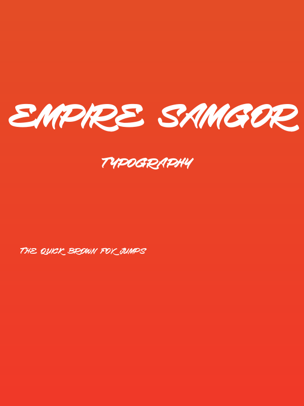 Empire Samgor Poster