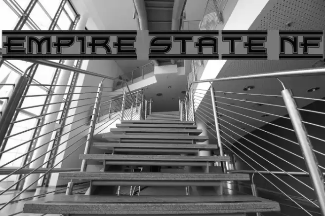 Empire State NF Font examples