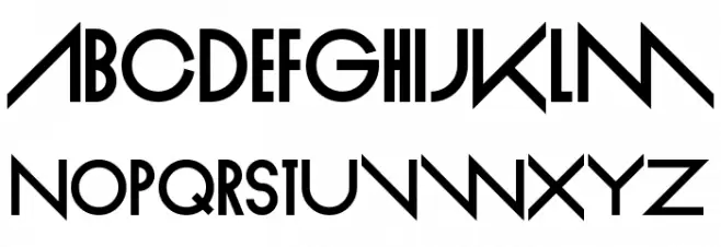 Empire Straight Schriftart Groß