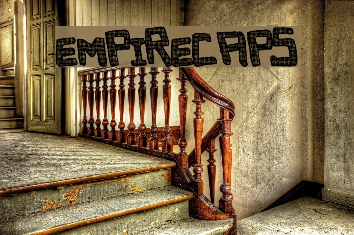 EmpireCaps Font examples