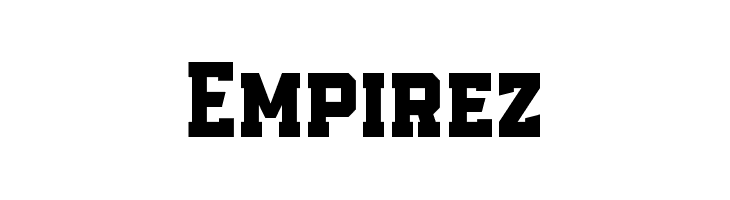 Empirez  免费字体下载