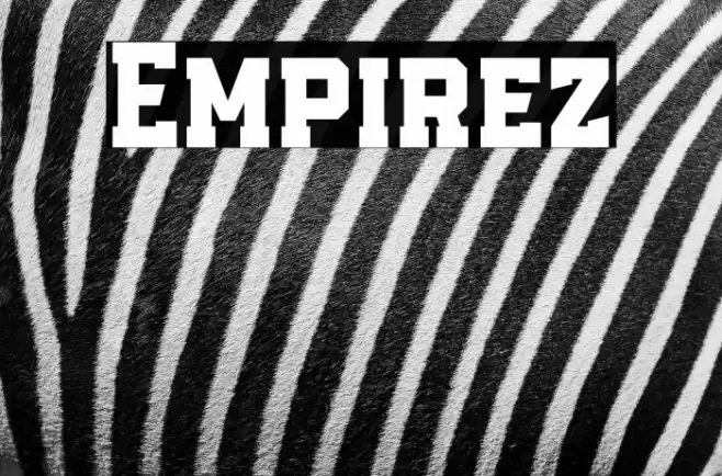 Empirez Font examples
