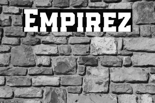 Empirez Font examples