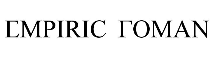 Empiric Roman  font caratteri gratis