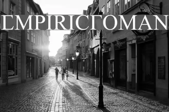 Empiric Roman フォント examples