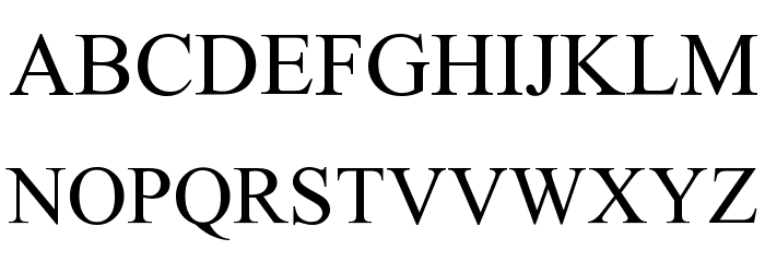 Empiric Roman Font LOWERCASE