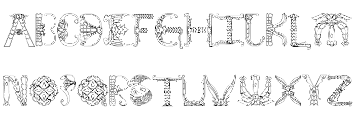 Empress Font LOWERCASE