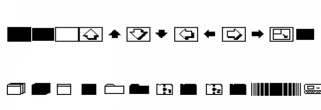 Empty Folders Raw Schriftart Groß