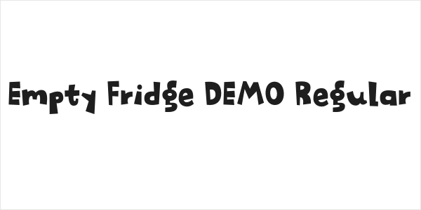 Empty Fridge DEMO Regular Logo