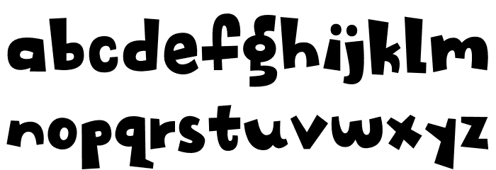 Empty Fridge DEMO Regular Font LOWERCASE