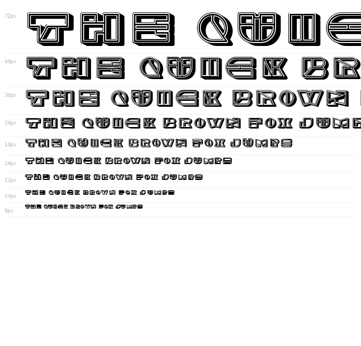 Empty Space Regular Waterfall