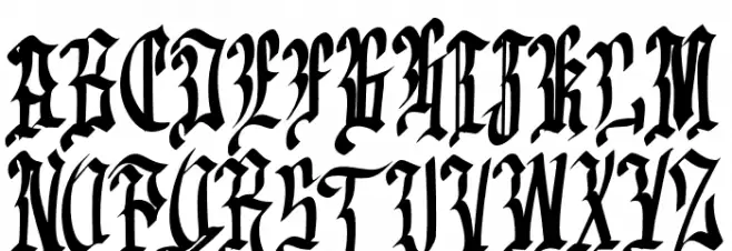 EmrandFREE Font UPPERCASE