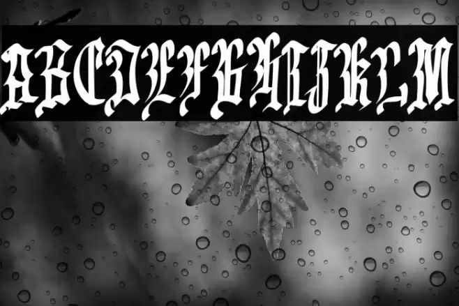 EmrandFREE Font examples