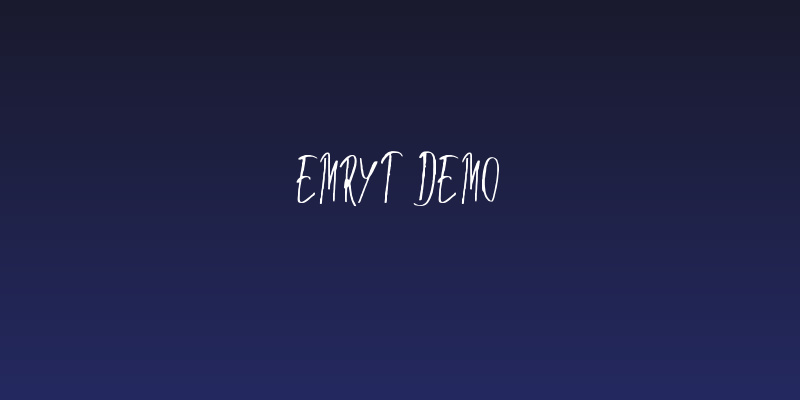Emryt Demo Social Header