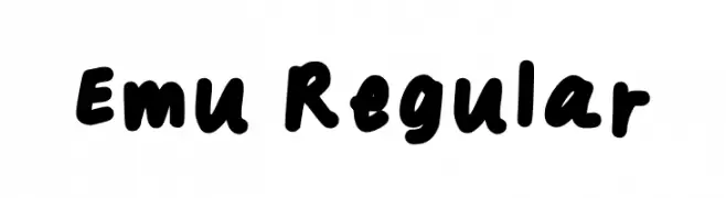Emu Regular  Fuentes Gratis Descargar