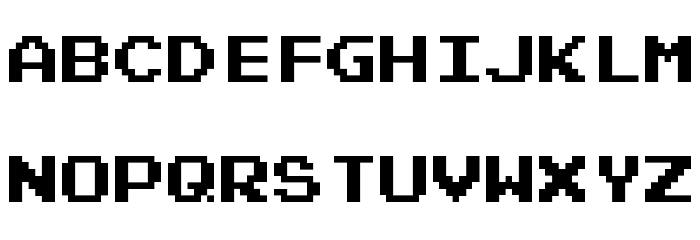 Emulator Normal フォント 小文字