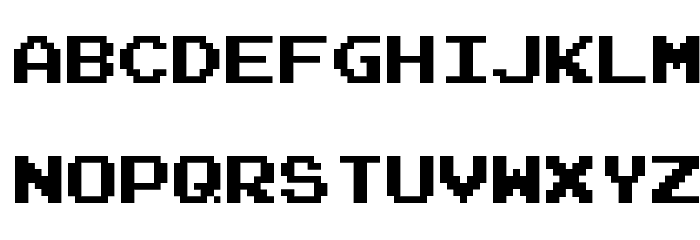 Emulogic Font LOWERCASE
