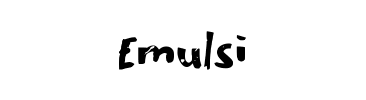 Emulsi  免费字体下载