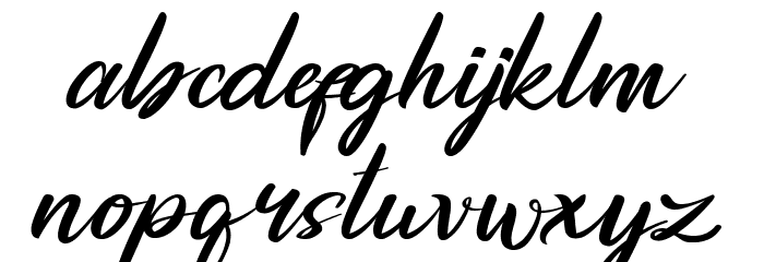 Emykia Font LOWERCASE