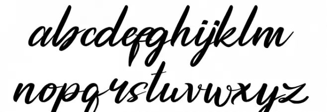 Emykia Font LOWERCASE