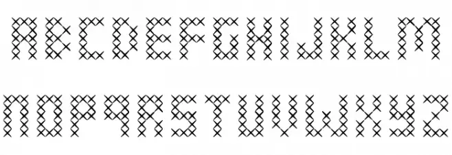 embroid Schriftart Groß