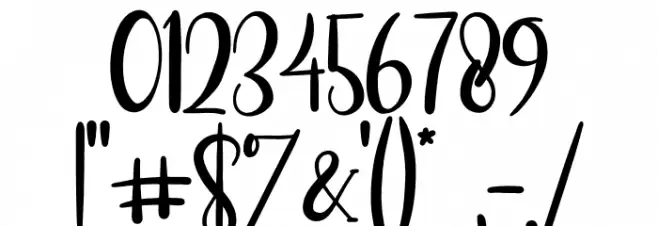 emely love Font OTHER CHARS