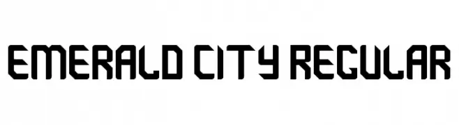 emerald city Regular  Free Fonts Download