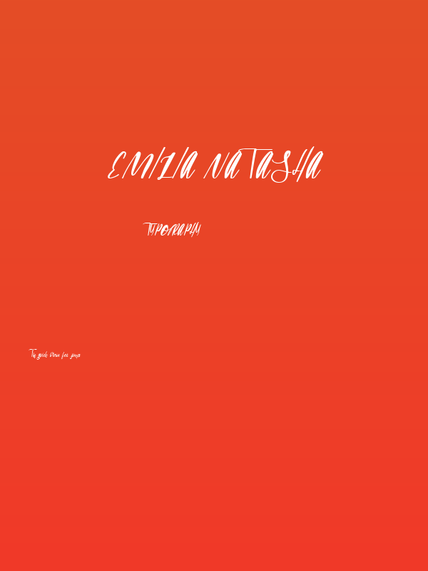 emilia natasha Poster