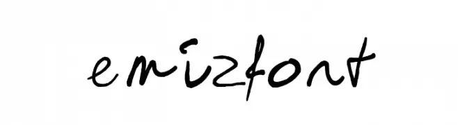emizfont  Free Fonts Download