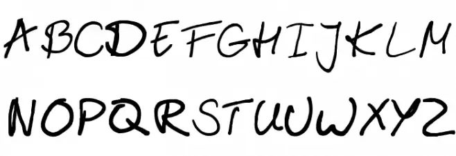 emizfont Schriftart Groß