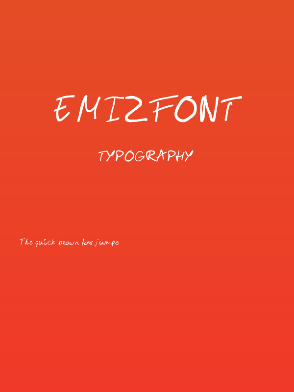 emizfont Poster