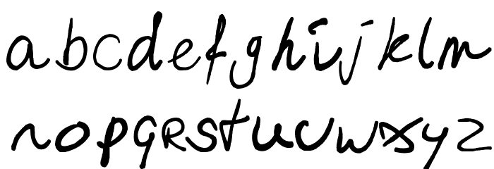 emizfont Font LOWERCASE