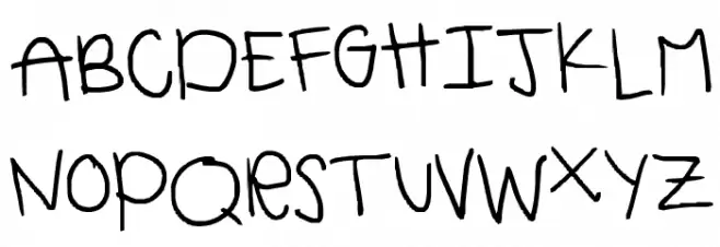 emmahandwriting Fonte MAIÚSCULAS