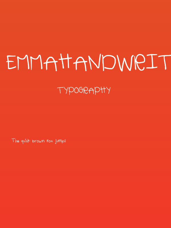 emmahandwriting Poster