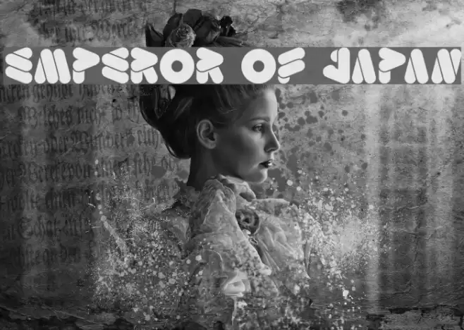 emperor of japan Font examples