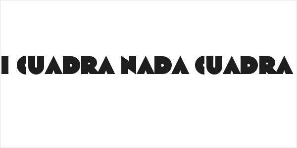 EN MI CUADRA NADA CUADRA Bold Logo