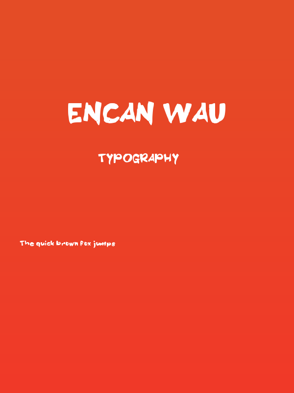 ENCAN WAU Poster