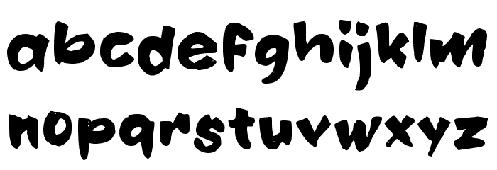 ENCAN WAU Font LOWERCASE