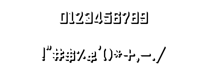 ENCHAN Regular Font OTHER CHARS
